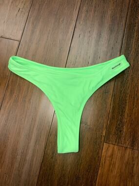 Small neon green bikini piece Bottom Thong swimwear Blackbough Swim